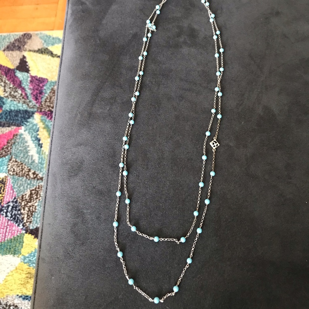 David Yurman Cable Collectibles Turquoise Necklace